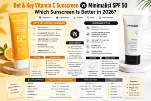 Dot & Key Vitamin C Sunscreen vs Minimalist SPF 50: Which Sunscreen Is Better in 2026?