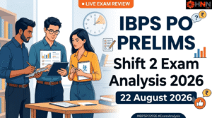 IBPS PO Prelims Shift 2 Exam Analysis 2026, 22 August