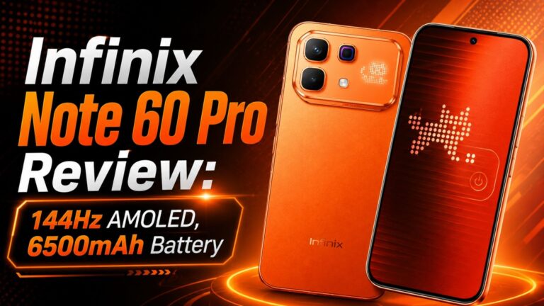 Infinix Note 60 Pro Review: 144Hz AMOLED, 6500mAh Battery और ये कमियां