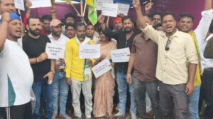JSSC कथित घोटाला: जेएलकेएम का गिरिडीह में धरना, सरकार को 72 घंटे का अल्टीमेटम