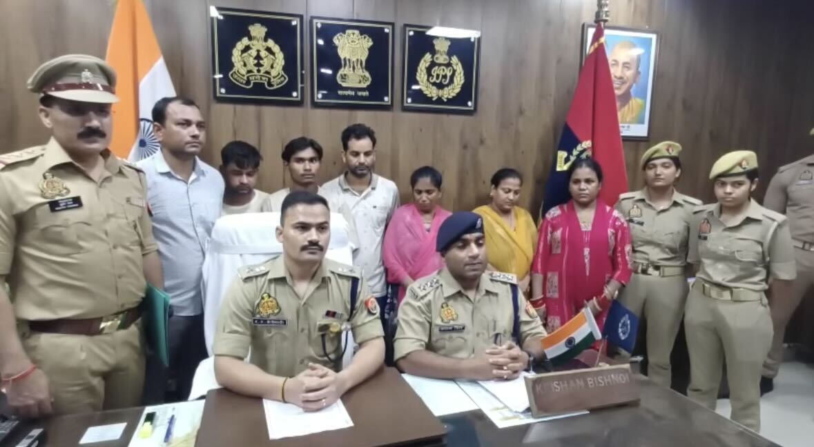 Sambhal Child Trafficking 6 आरोपी गिरफ्तार, 2 बच्चे बरामद