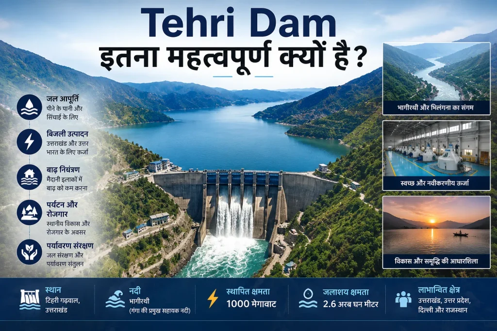 Tehri Dam इतना महत्वपूर्ण क्यों है