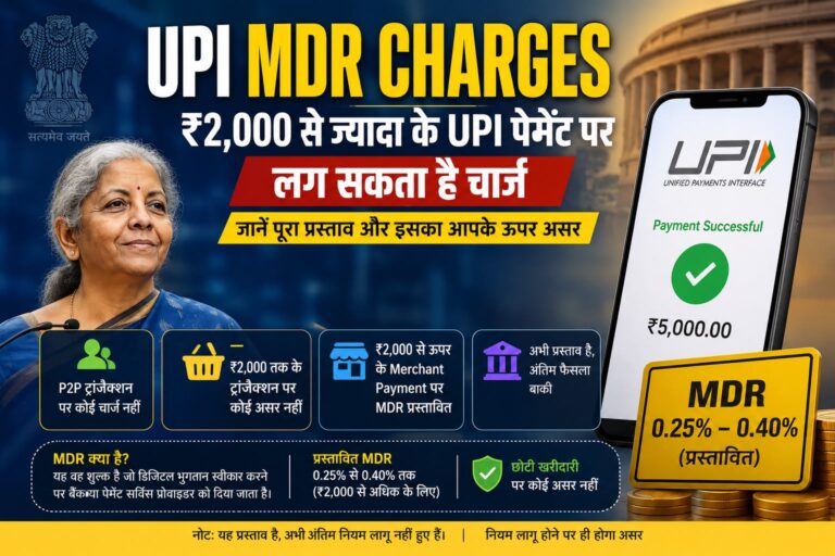 UPI MDR Charges: ₹2,000 से ज्यादा के UPI Merchant Payment पर लग सकता है चार्ज, जानें नया नियम