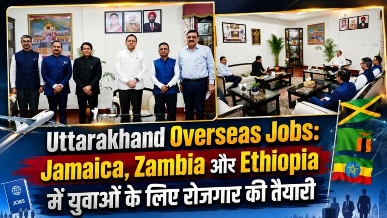 Uttarakhand Overseas Jobs: Jamaica, Zambia और Ethiopia में युवाओं के लिए रोजगार की तैयारी