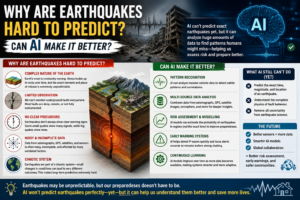 Why are Earthquakes hard to predict? Can AI make it better?