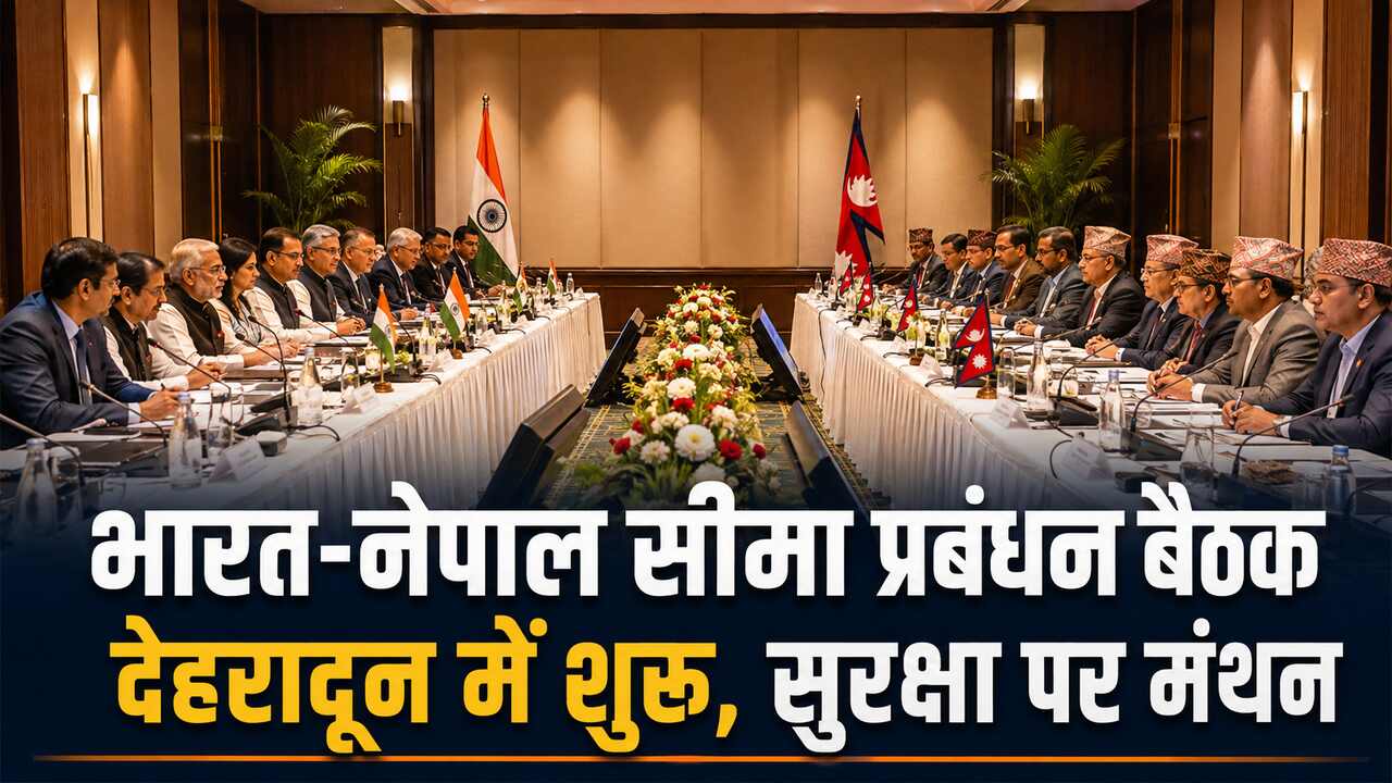 भारत-नेपाल सीमा प्रबंधन बैठक देहरादून में शुरू, सुरक्षा पर मंथन