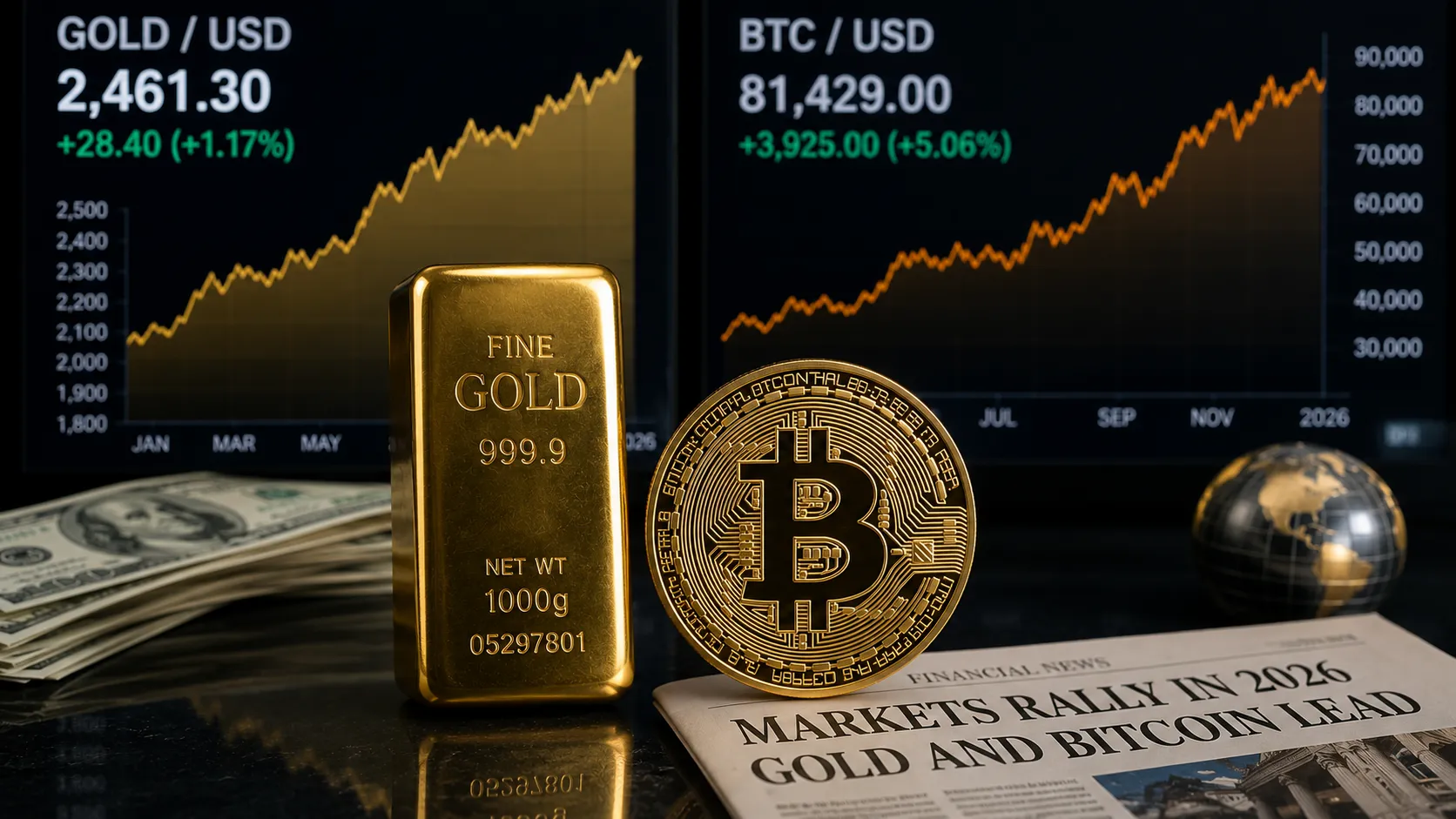 Bitcoin vs Gold 2026 performance comparison in 2026