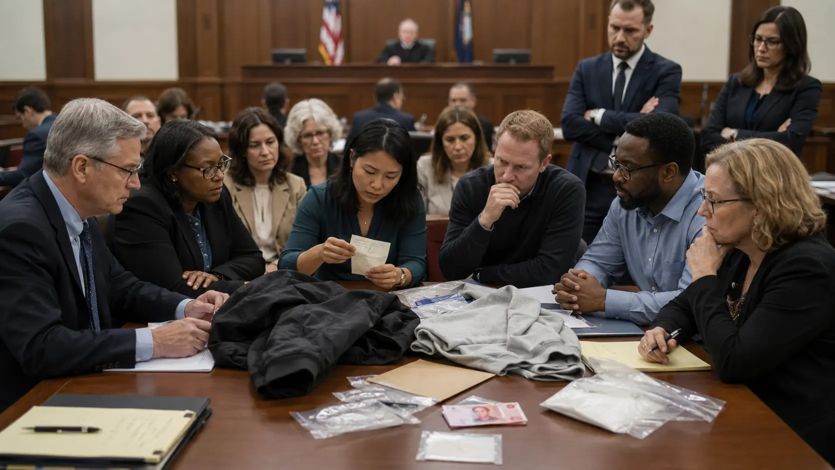 D.C. federal trial jury discovers hidden evidence inside clothing
