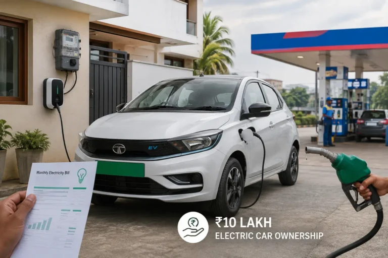 ₹10 लाख की Electric Car चलाने में महीने का कितना खर्च आता है? Petrol Car से पूरा हिसाब समझें
