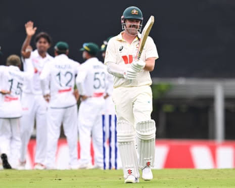 Australia vs Bangladesh Day 1st Test: बांग्लादेश ने ऑस्ट्रेलिया को 198 रन पर समेटा, Day 1 में दबदबा