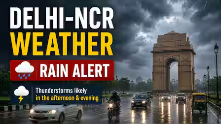What does IMD say about Delhi-NCR weather?