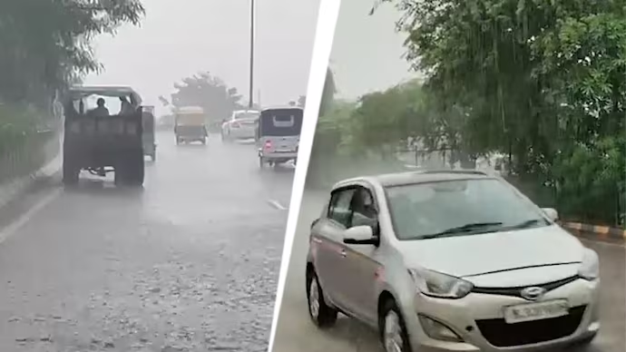 How can rain affect Delhi-NCR traffic?