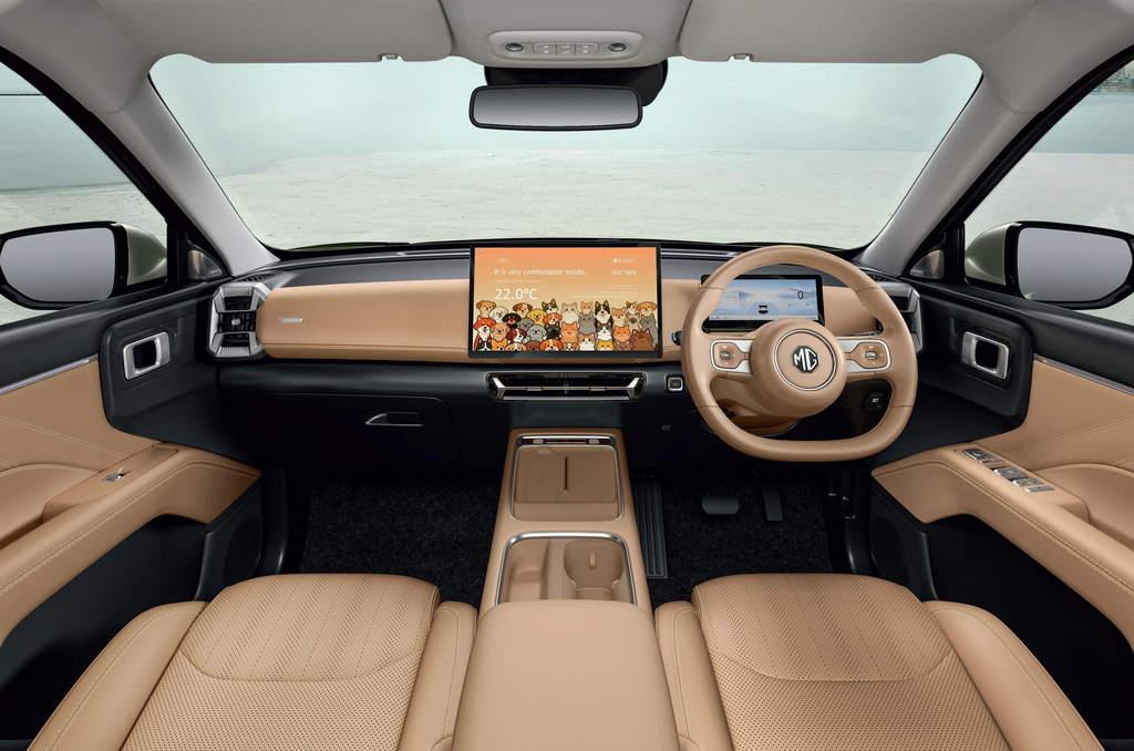 MG Hector Tomahawk EV Interior and Space