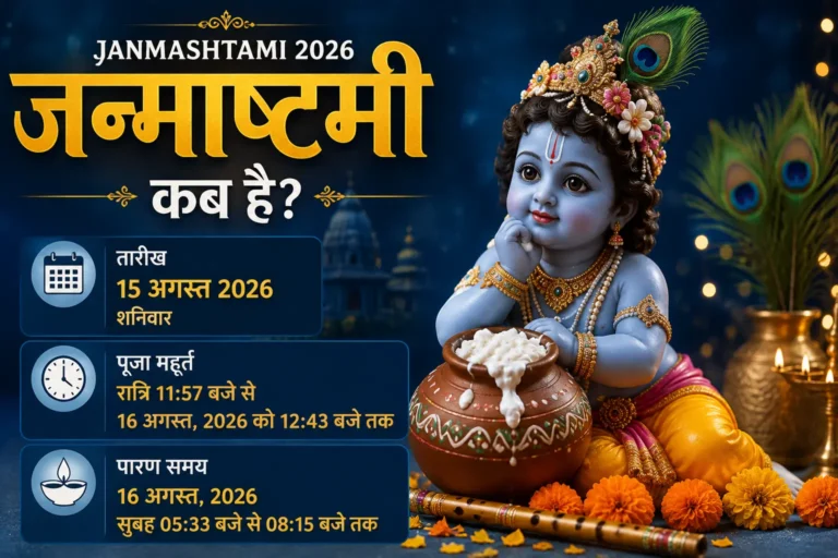 Janmashtami 2026: जन्माष्टमी कब है? तारीख, पूजा मुहूर्त और पारण समय