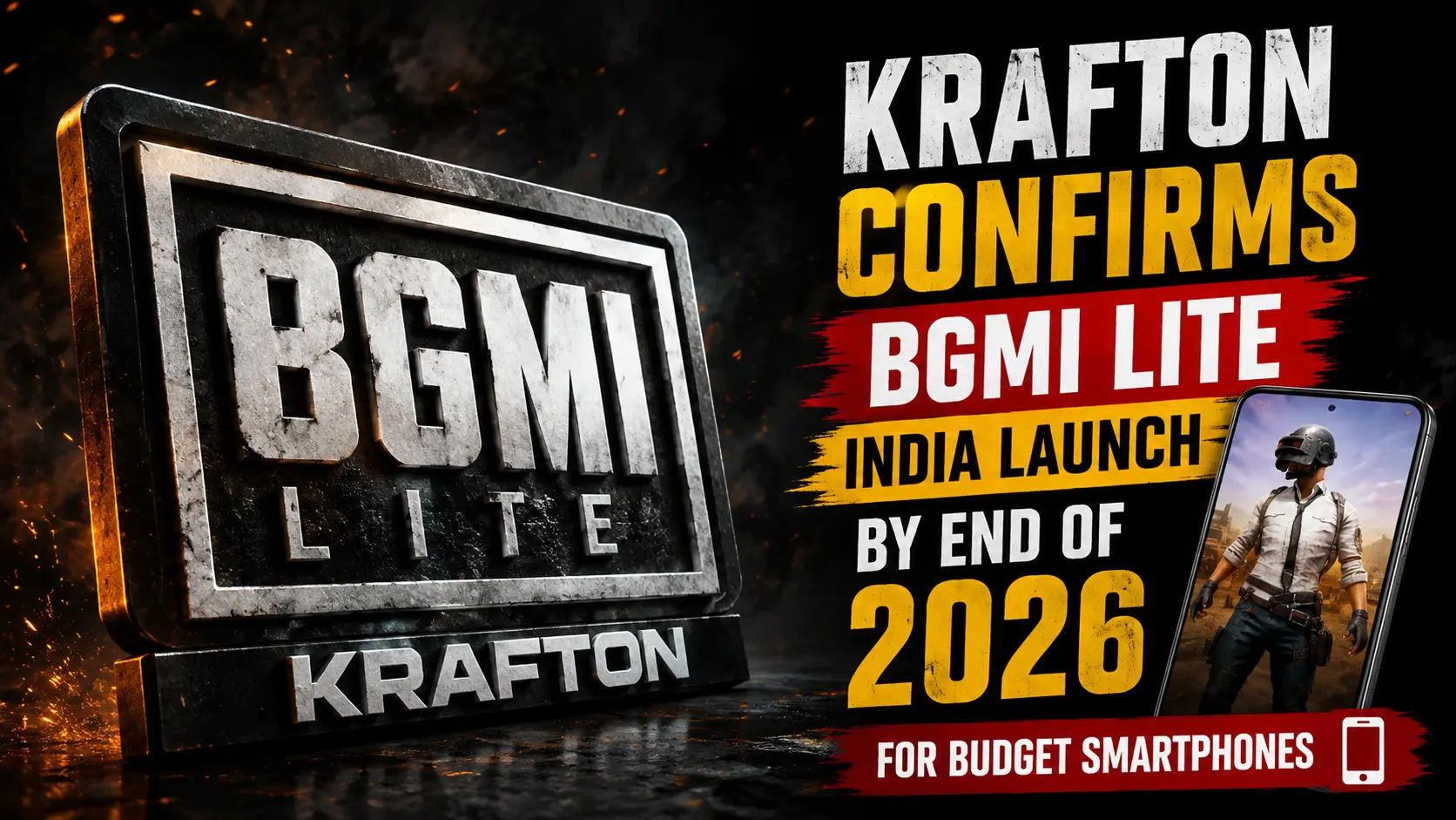 Krafton confirms BGMI Lite India launch by the end of 2026 for budget smartphones