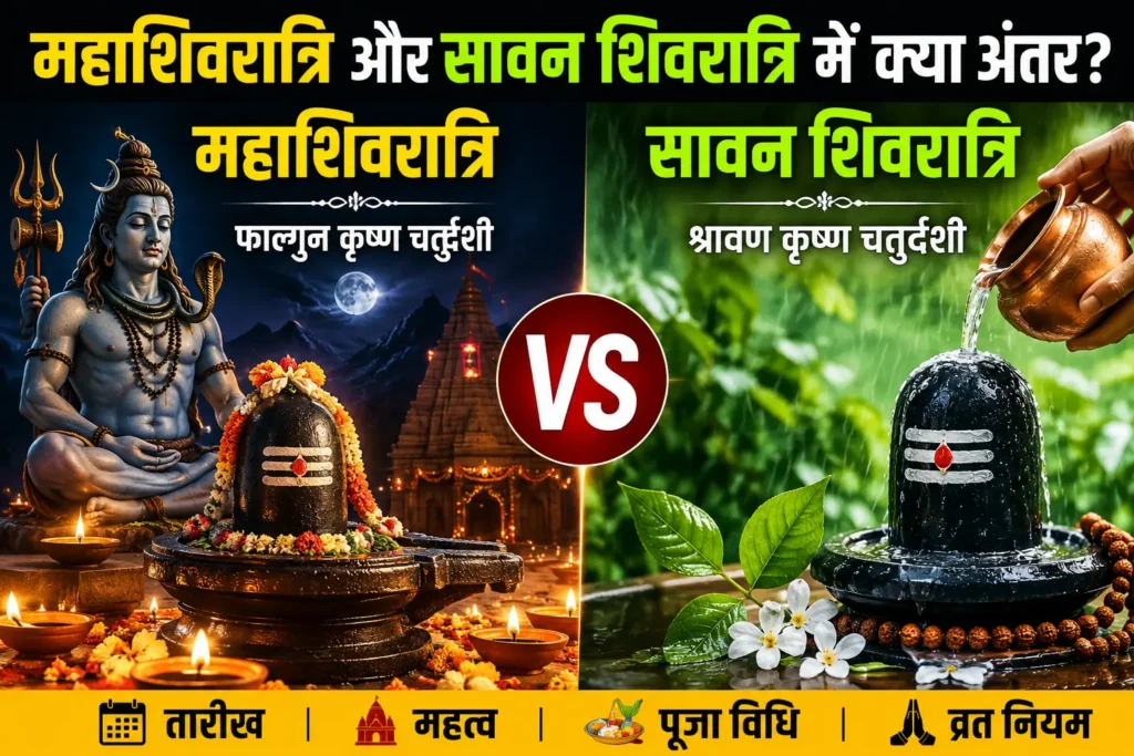 Mahashivratri vs Sawan Shivratri: महाशिवरात्रि और सावन शिवरात्रि में क्या अंतर है? जानें तारीख, महत्व और पूजा विधि