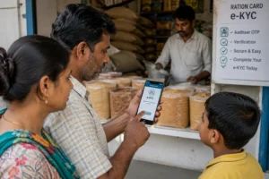 राशन कार्ड e-KYC कैसे करें? मोबाइल से घर बैठे पूरा तरीका जानिए