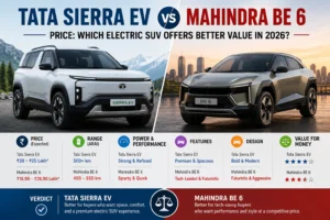 Tata Sierra EV vs Mahindra BE 6 Price: Which Electric SUV Offers Better Value in 2026?