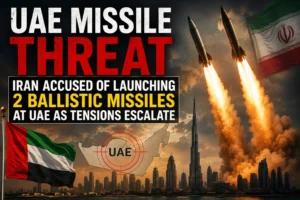 UAE Missile Threat: Iran Accused of Launching 2 Ballistic Missiles at UAE as Tensions Escalate