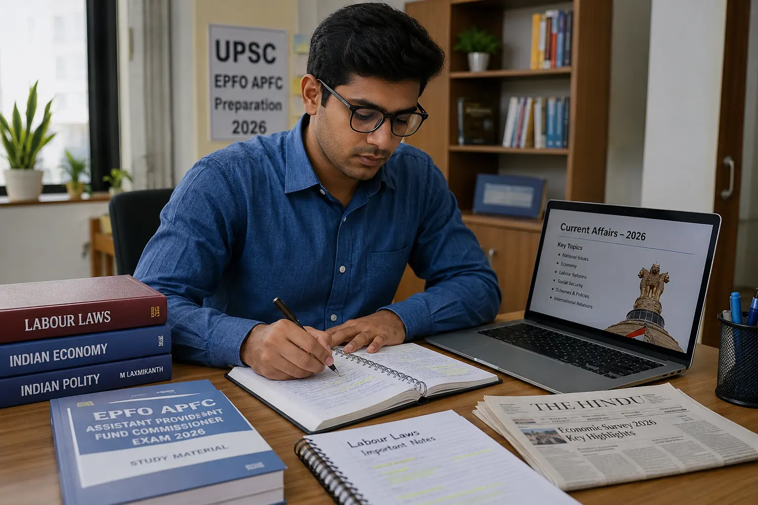 UPSC EPFO APFC 2026 syllabus और exam preparation की जानकारी
