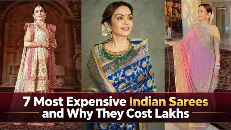 7 Most Expensive Indian Sarees and Why They Cost Lakhs
