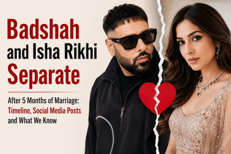 Badshah and Isha Rikhi Separate After 5 Months of Marriage: Timeline, Social Media Posts and What We Know