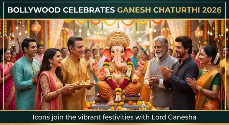Bollywood Celebrities Celebrate Ganesh Chaturthi 2026: Rashmika Mandanna, Salman Khan, Nana Patekar and Govinda Join the Festivities