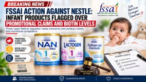 FSSAI Action Against Nestle: Infant Products Flagged Over Promotional Claims and Biotin Levels