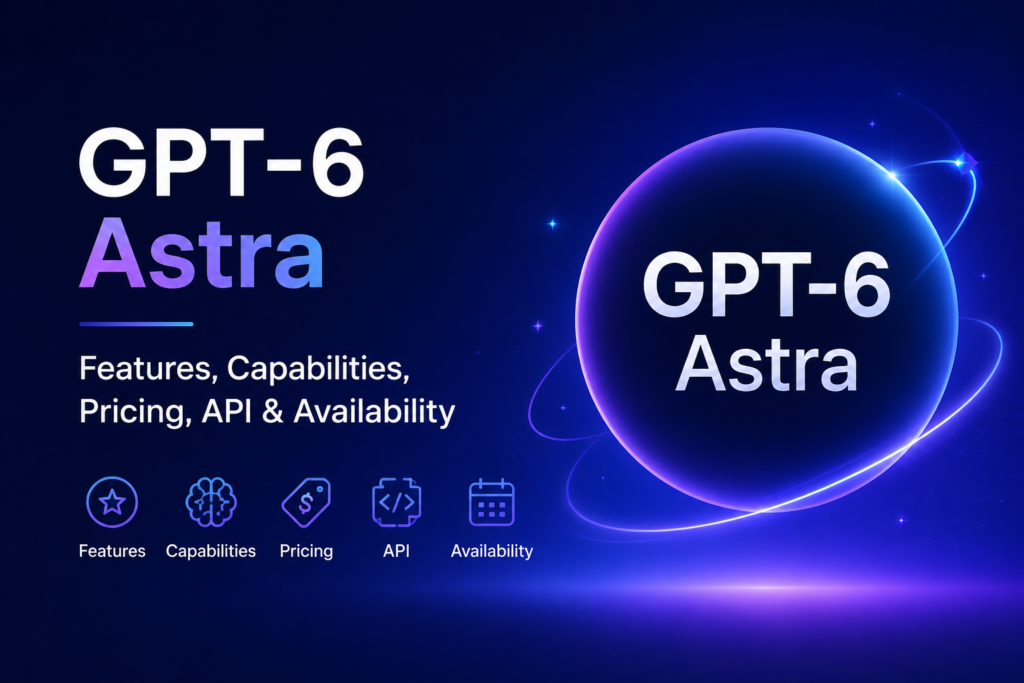 GPT-6 Astra: Features, Capabilities, Pricing, API & Availability