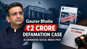 Gaurav Bhatia ₹2 Crore Defamation Case: What Happened Over the AI-Generated Social Media Post?