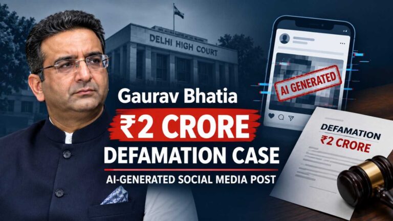 Gaurav Bhatia ₹2 Crore Defamation Case: What Happened Over the AI-Generated Social Media Post?