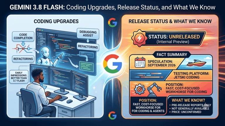 Gemini 3.8 Flash: Coding Upgrades, Release Status, and What We Know