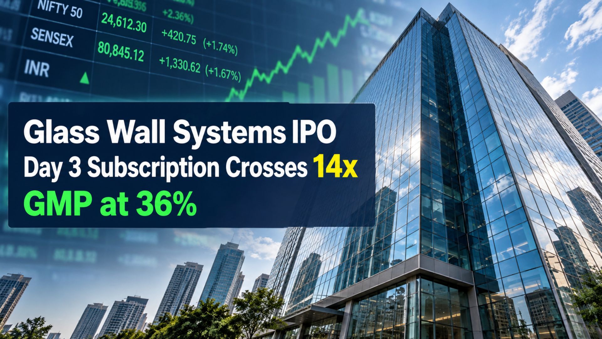 Glass Wall Systems IPO GMP: Day 3 Subscription Crosses 14x