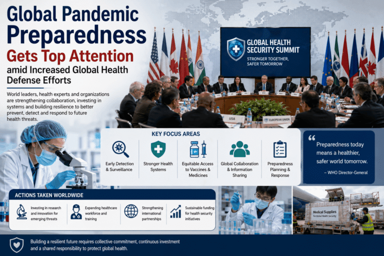 Global Pandemic Preparedness Gets Top Attention amid Increased Global Health Defense Efforts