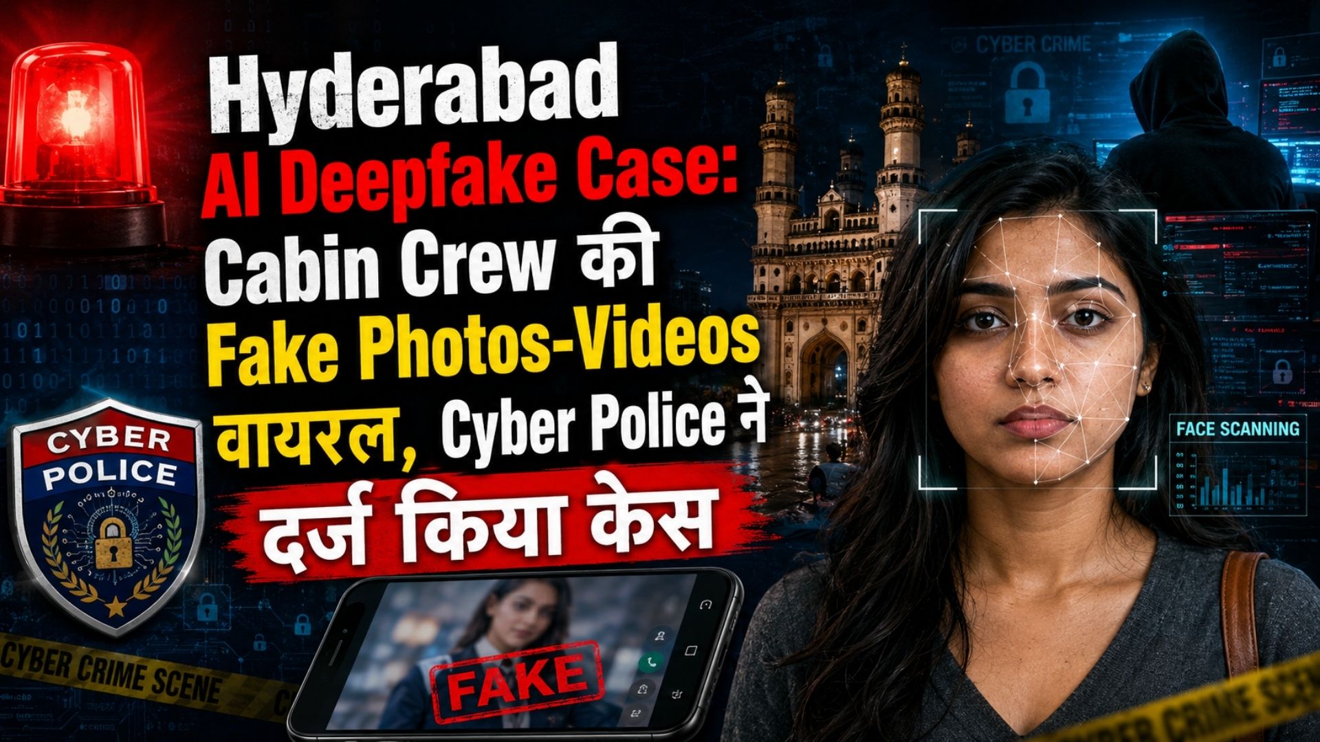 Hyderabad AI Deepfake Case: Cabin Crew की Fake Photos-Videos वायरल, Cyber Police ने दर्ज किया केस