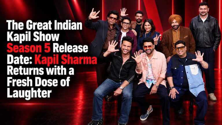 The Great Indian Kapil Show Season 5 Release Date: Kapil Sharma Returns with a Fresh Dose of Laughter