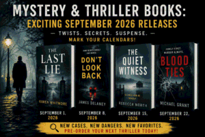 Mystery and Thriller Books: Exciting September 2026 Releases
