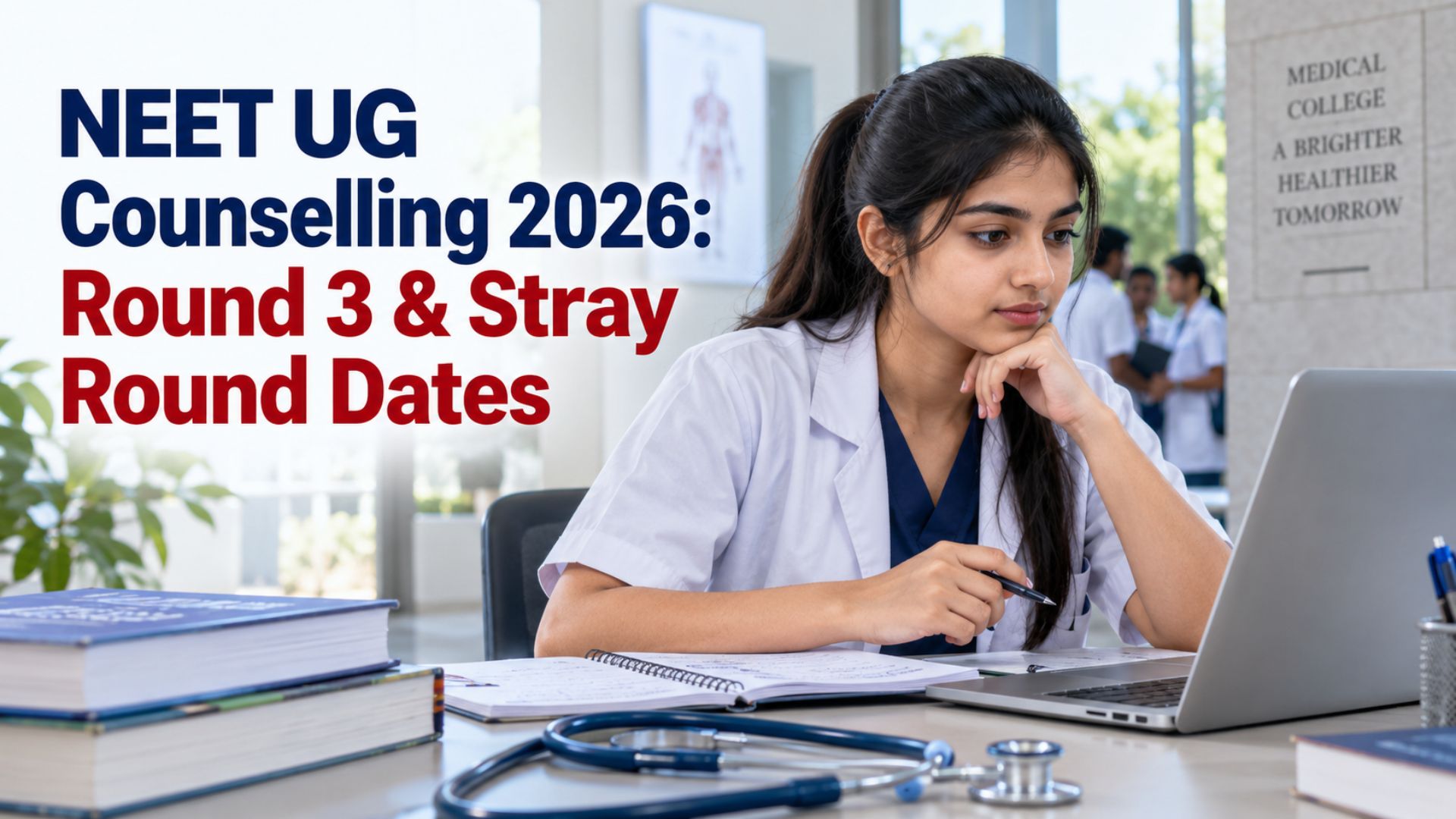 NEET UG Counselling 2026: Round 3 & Stray Round Dates