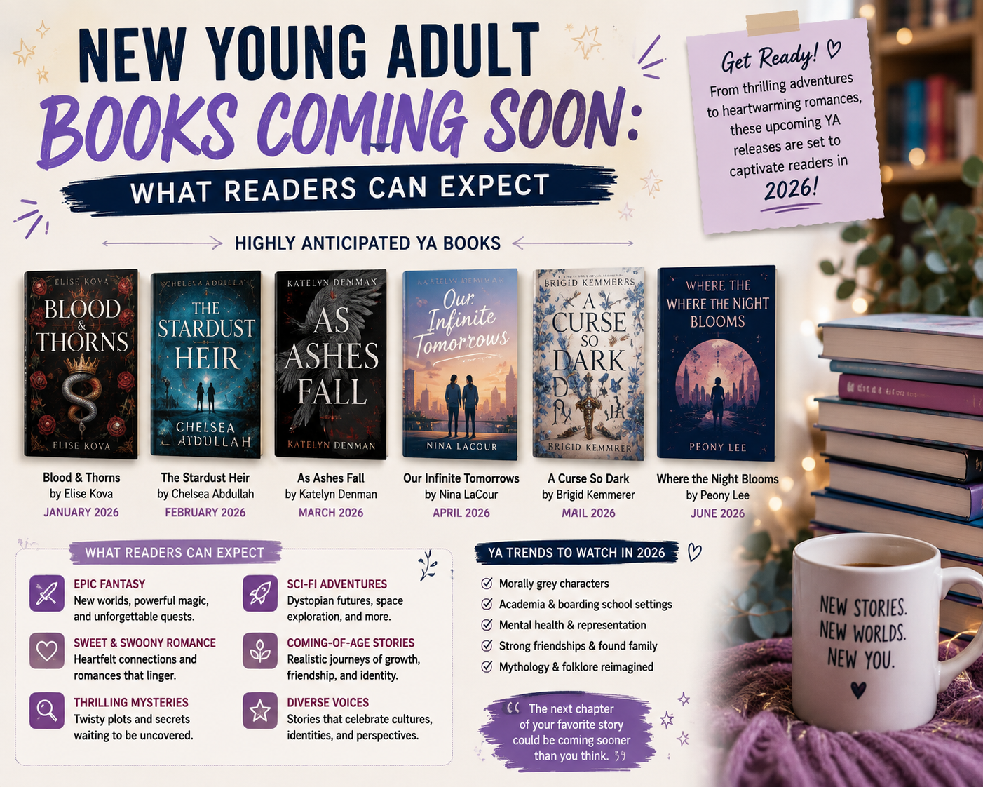 New Young Adult Books Coming Soon Top YA Reads to Watch
