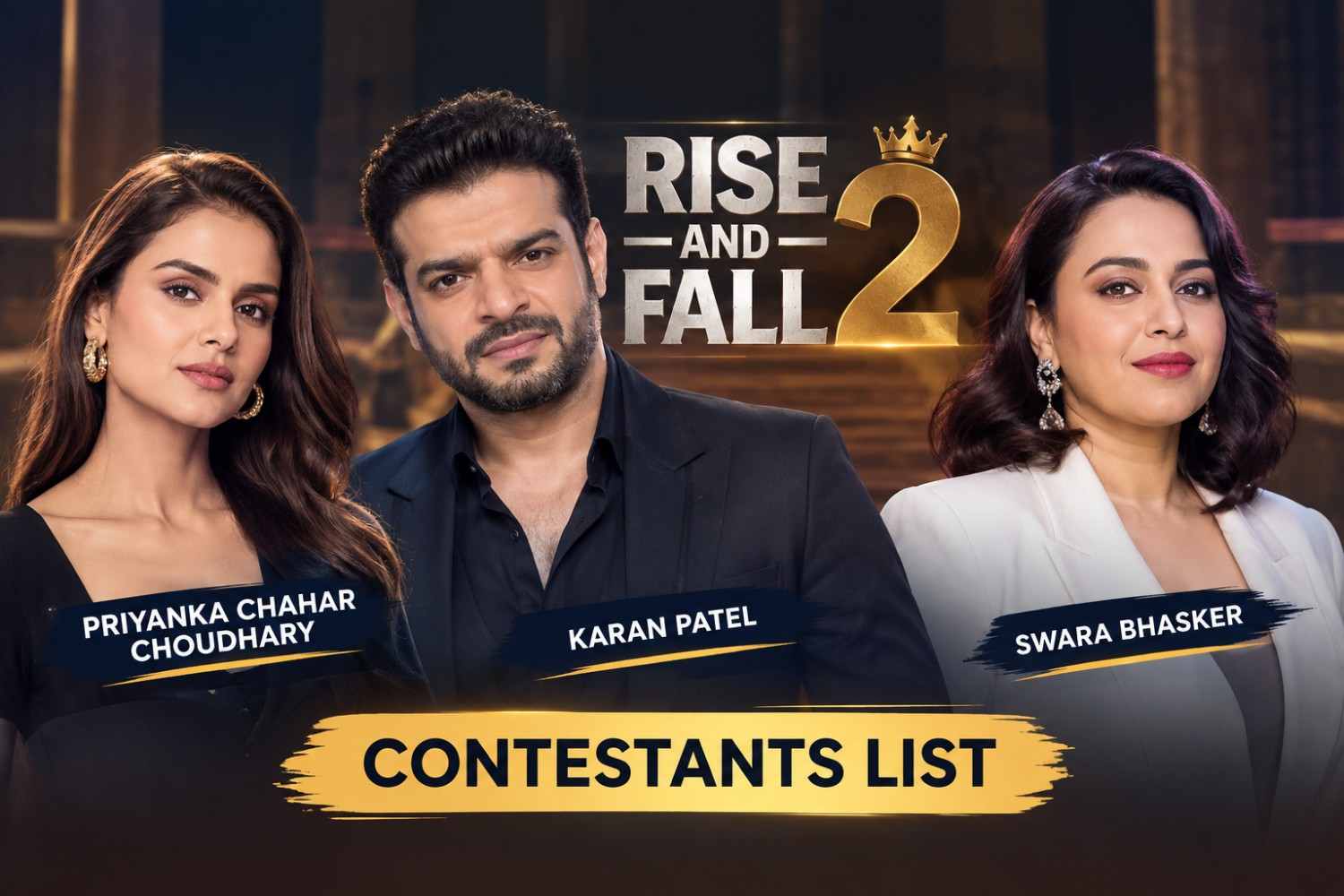Rise and Fall 2 Contestants List