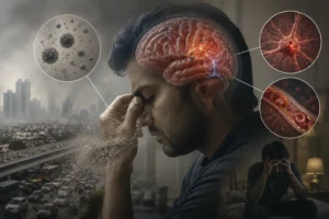क्या लगातार खराब Air Quality से Brain पर भी असर पड़ता है? Pollution और Mental Health का Connection