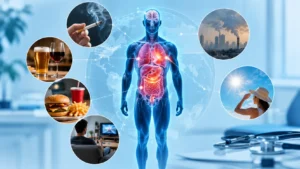 Cancer risk factors including tobacco alcohol obesity inactivity and air pollution