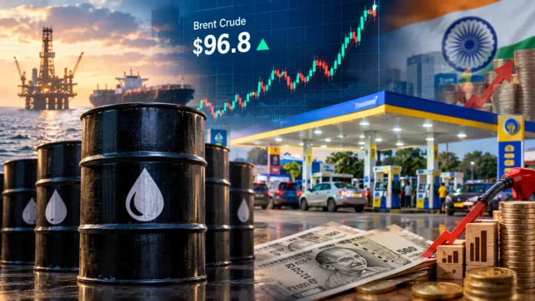 Crude Oil Price Today: Oil $97 के करीब, भारत में Petrol-Diesel और Inflation पर क्या असर?