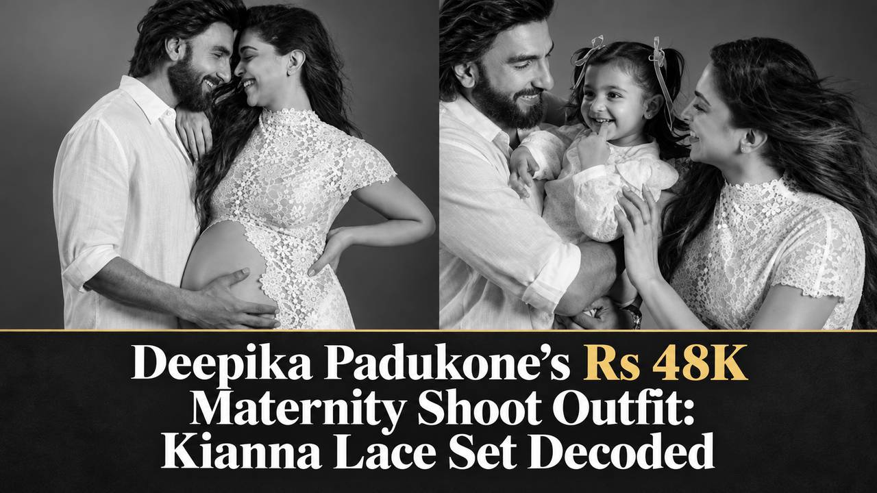 Deepika Padukone’s Rs 48K Maternity Shoot Outfit: Kianna Lace Set Decoded