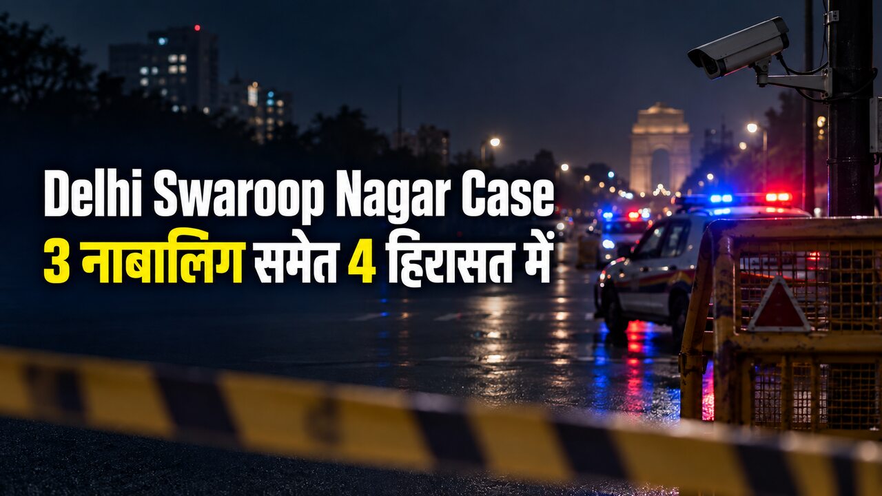 Delhi Teen Rape-Murder Case: 3 नाबालिग समेत 4 हिरासत में