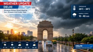 Delhi Weather: दिल्ली में अचानक मौसम क्यों बदल रहा है? तापमान और बारिश का पूरा अपडेट