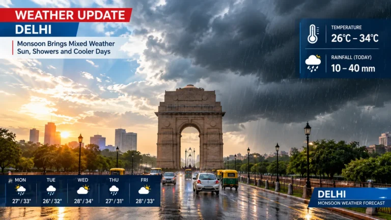Delhi Weather: दिल्ली में अचानक मौसम क्यों बदल रहा है? तापमान और बारिश का पूरा अपडेट