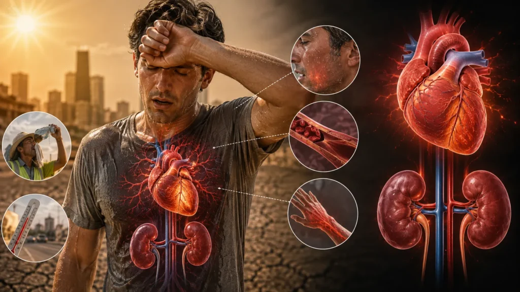क्या बढ़ती गर्मी सिर्फ Heatstroke नहीं, Heart और Kidney को भी नुकसान पहुंचा रही है?