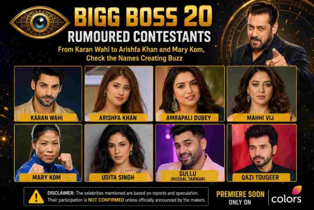 Bigg Boss 20 contestant list: What is known?