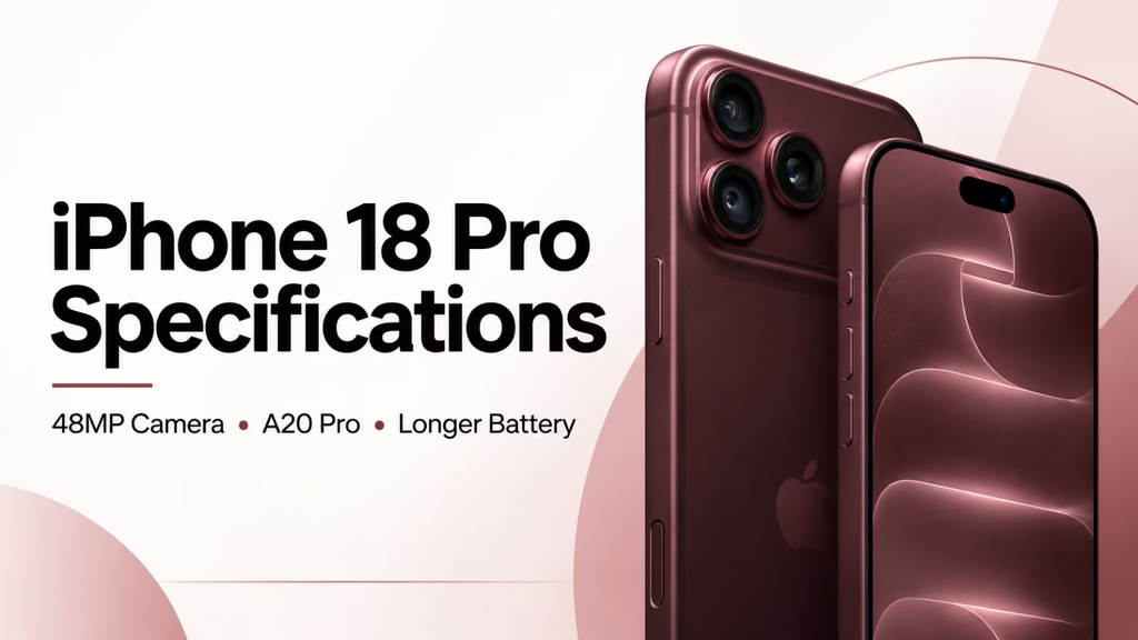 iPhone 18 Pro Video Features